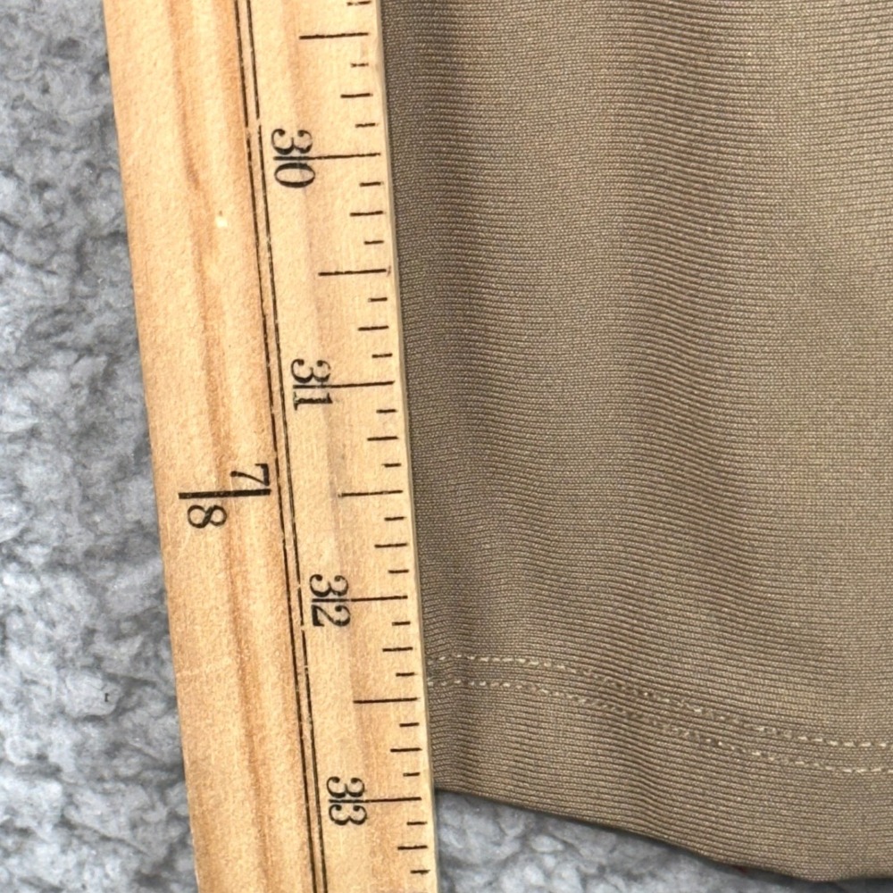 Lululemon Commission Slim Pant Mens 32x33 Brown Warpstreme Chino ABC Golf Travel - Picture 11 of 16